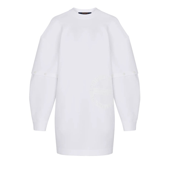 LV STAMP SWEATSHIRT DRESS - Picture 2 of 9